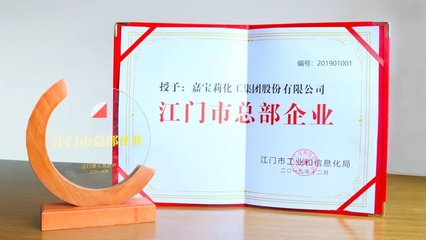 嘉寶莉獲評江門市總部企業，知識產權戰略再添政策東風